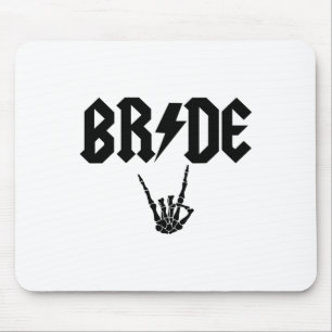 Tapis De Souris Bride Rock N Rouleau Skeleton Main Halloween Bache