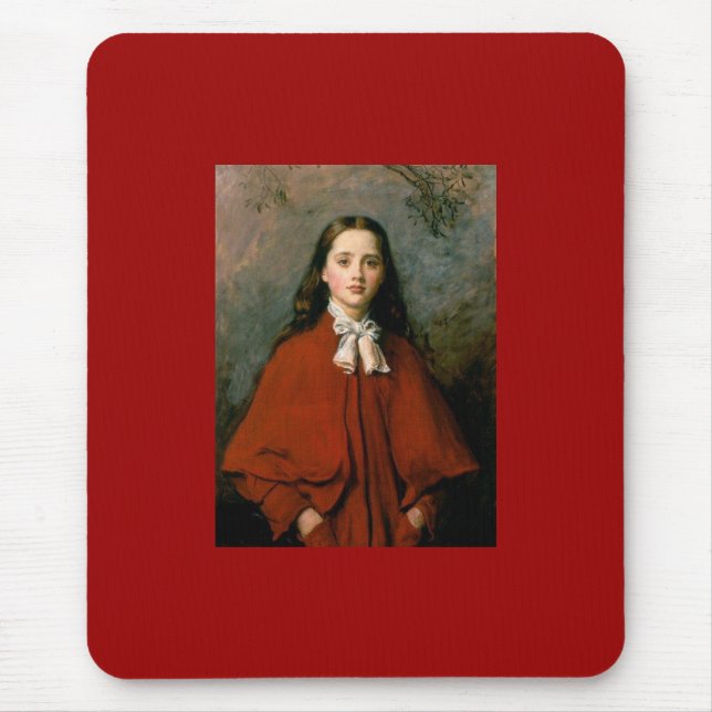 Tapis De Souris Bright Eyes par Sir John Everett Millais (Devant)
