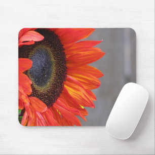 Tapis De Souris Bright Orange Sunflower Mousepad