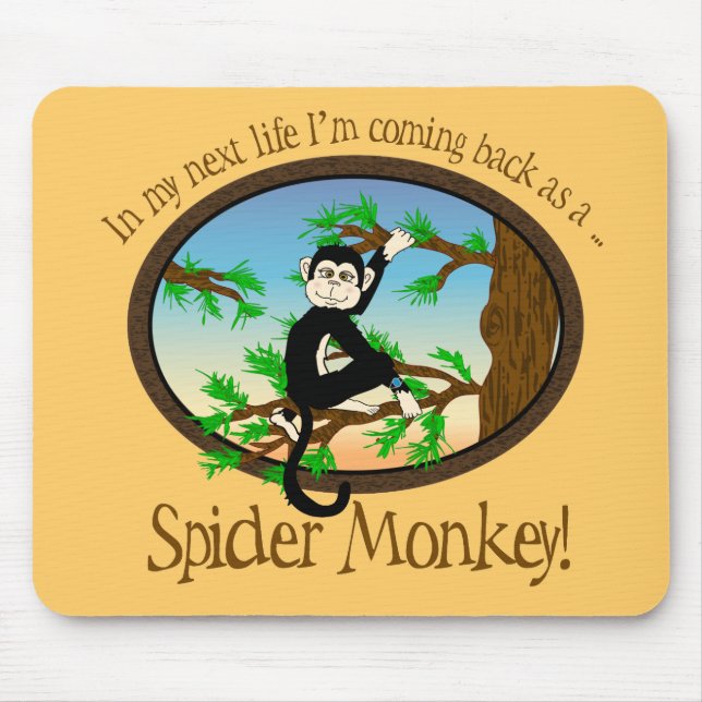 Tapis De Souris Bright_Spider_Monkey Mousepad (Devant)