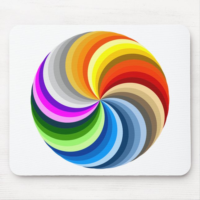 Tapis De Souris Bright swirl (Devant)