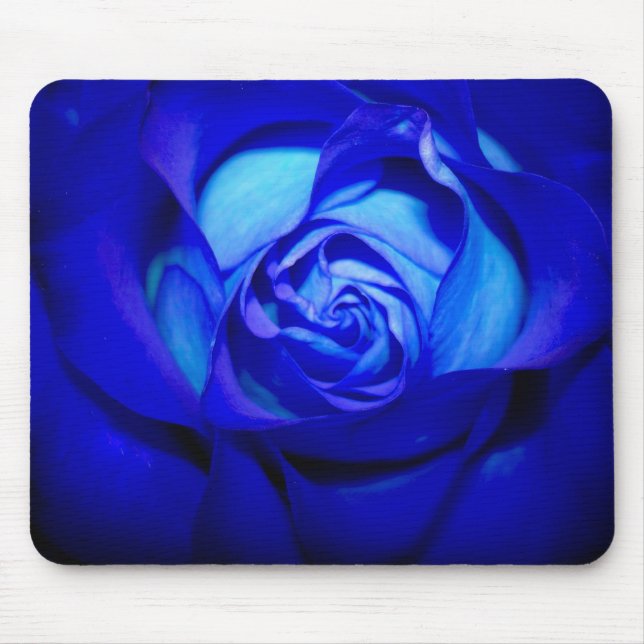 Tapis De Souris Brilliant Blue Rose mousepad (Devant)