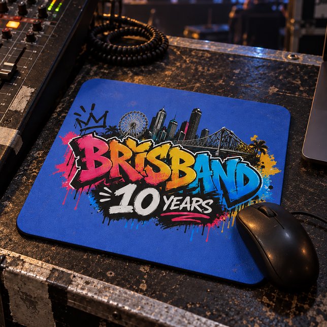 Tapis De Souris Brisbane 10 ans (Créateur téléchargé)
