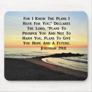 TAPIS DE SOURIS BRISER LE LEVER JEREMIAH 29:11 PHOTO