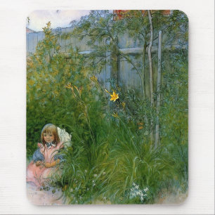 Tapis De Souris Brita in the Flower Bed c1897