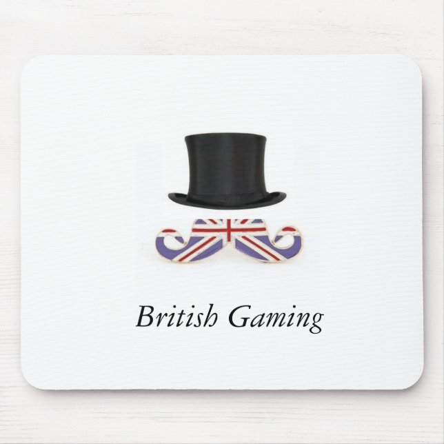 Tapis de souris britannique de jeu (Devant)