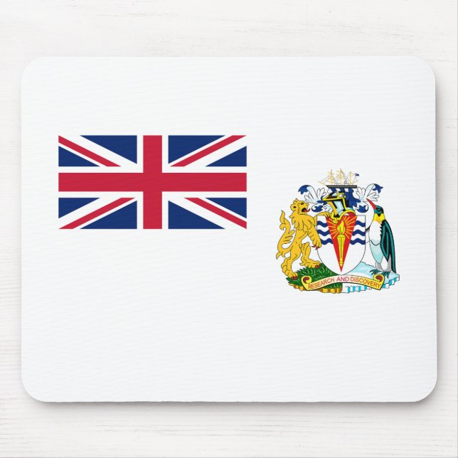 Tapis De Souris British Antarctic Territory Flag Mouse Pad (Devant)