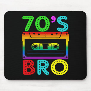 Tapis De Souris Bro rétro Vintage des années 70 pour la famille Ha
