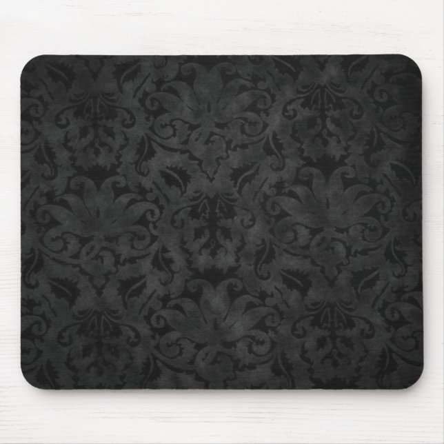 Tapis De Souris Brocade noire (Devant)