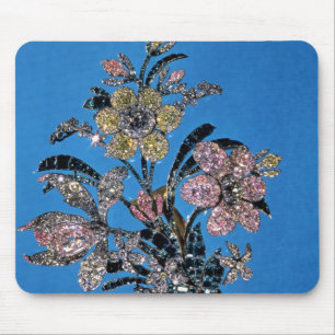 Tapis De Souris Broche sous la forme de grand bouquet avec