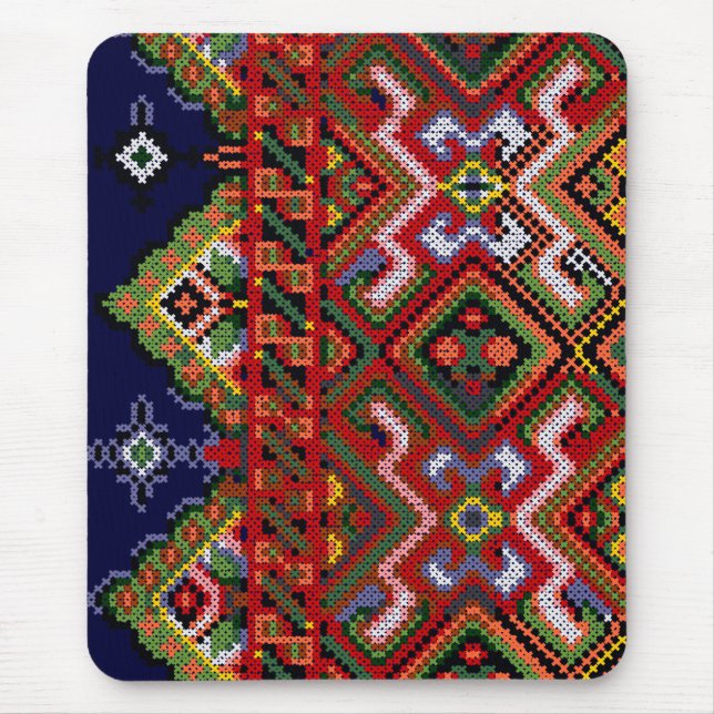 Tapis de souris broderie point de croix ukrainien (Devant)
