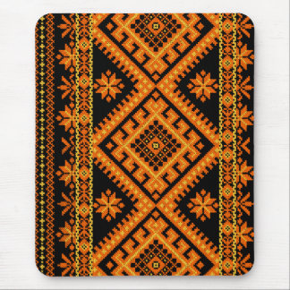 Tapis de souris Broderie ukrainienne croisée Orang