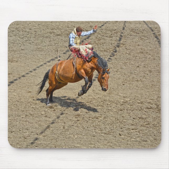 Tapis De Souris Bronco et Rodeo Cowboy #Gift (Devant)