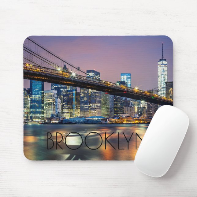 Tapis De Souris Brooklyn Bridge New York (Avec souris)