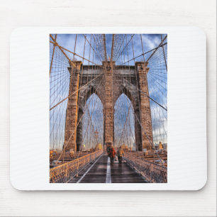 Tapis De Souris Brooklyn Bridge New York USA