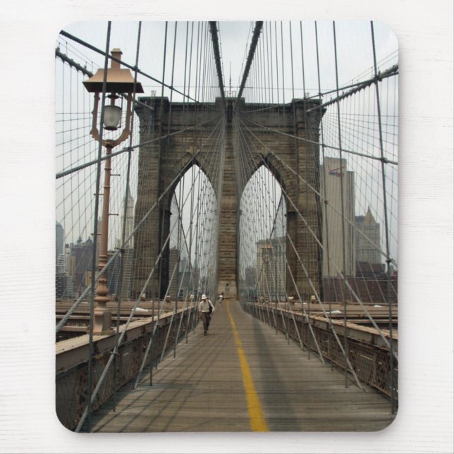 Tapis De Souris Brooklyn Bridge Photographie (Devant)