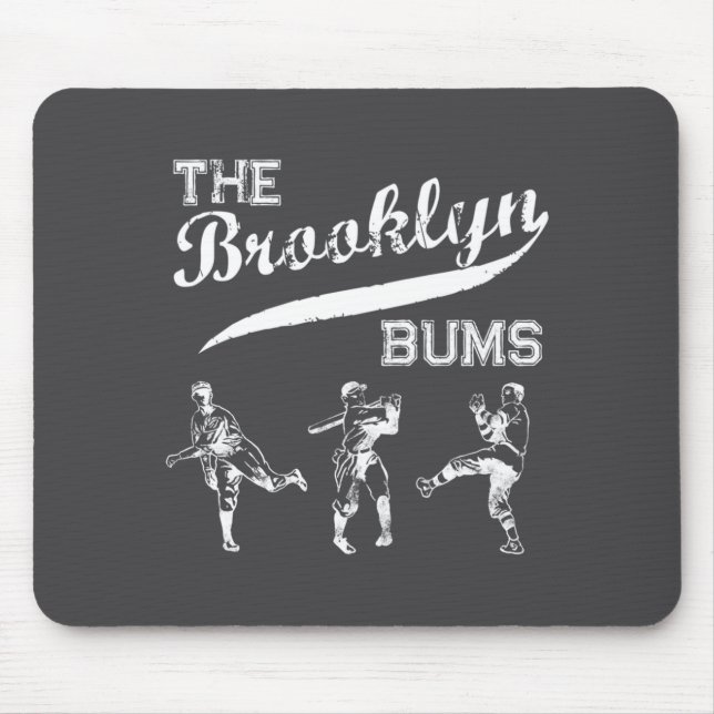 Tapis De Souris Brooklyn Bums New York Baseball Fan _1  (Devant)