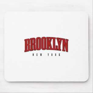 Tapis De Souris Brooklyn New York City Pride Nyc Ny Retro Sports S