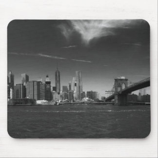 Tapis De Souris Brooklyn noir panoramique