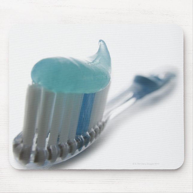 Tapis De Souris Brosse à dents et dentifrice (Devant)