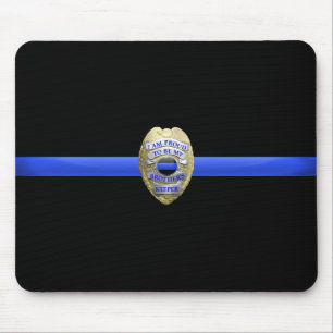 Tapis De Souris Brothers Keeper Police Badge