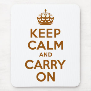 Tapis De Souris Brown Calme et marche