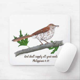 Tapis De Souris Brown Thrasher Inspiration Mousepad