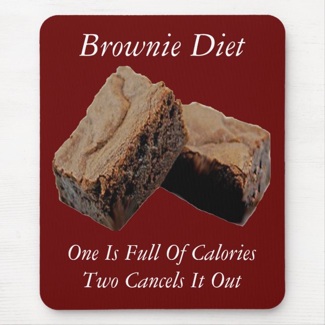 Tapis De Souris Brownie Diet (Devant)