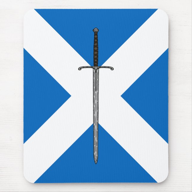 Tapis De Souris Bruce Sword sur Saltire (Devant)