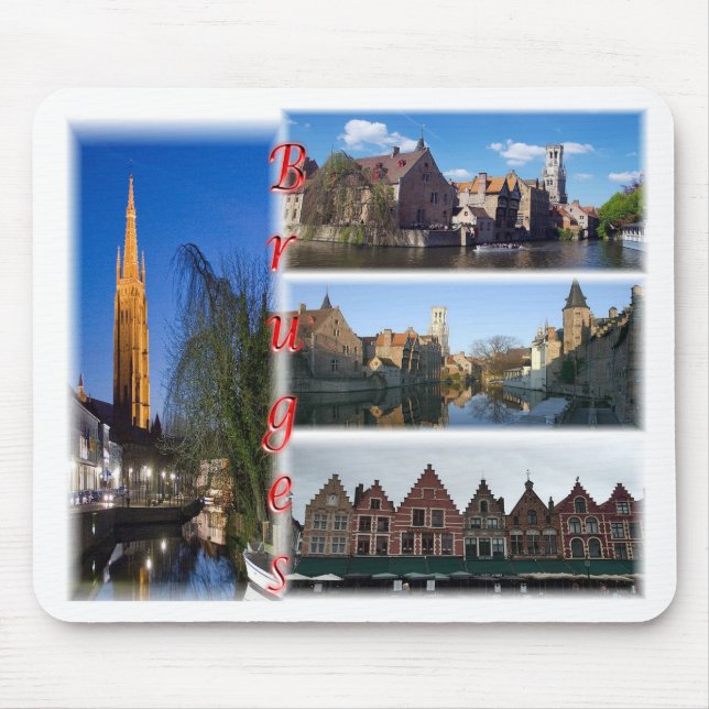 Tapis De Souris Bruges Belgique (Devant)