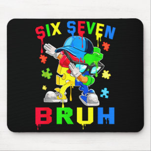 Tapis De Souris Bruh 67 six sept énigme dabbing sensibilisation à