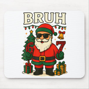 Tapis De Souris Bruh 67 Six Seven 6 7 Mème de Noël Pyjama Santa