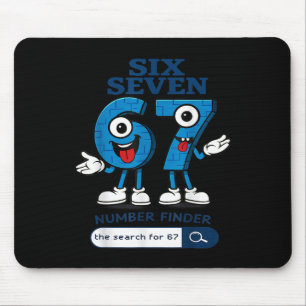 Tapis De Souris Bruh 67 Six Seven 6-7 Talian Brainrot Meme Pour En