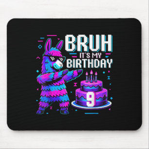 Tapis De Souris Bruh Dabbing C'est Mon Anniversaire 9 Llama Pinata