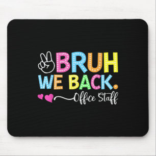 Tapis De Souris Bruh Nous Revenons Bureau Le Personnel Scolaire Re
