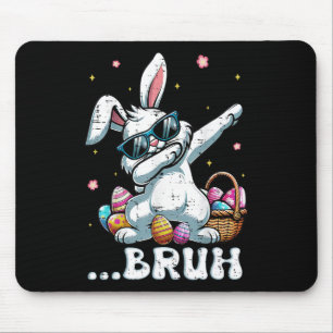 Tapis De Souris Bruh Pâques Dabbing Bunny Rabbit Danse Enfants Gar