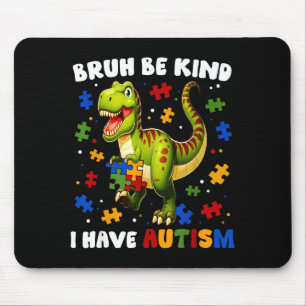 Tapis De Souris Bruh sois gentil avez un puzzle de dinosaure de se