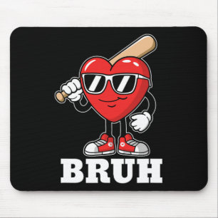 Tapis De Souris Bruh Vendre Coeur Funny Enfants Garçons Hommes Sai