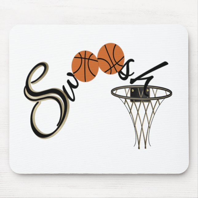 Tapis De Souris Bruissement de basket-ball (Devant)