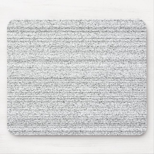 Tapis De Souris Bruit blanc. Grain noir et blanc de Milou (Devant)
