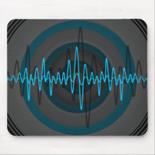 Tapis De Souris Bruit Bleu foncé mousepad