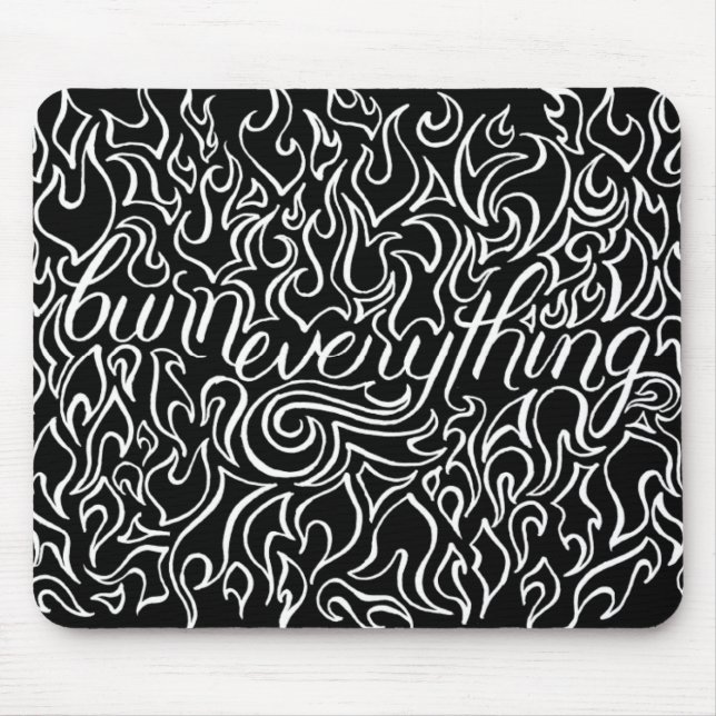 Tapis De Souris Brûlure tout Mousepad (Devant)