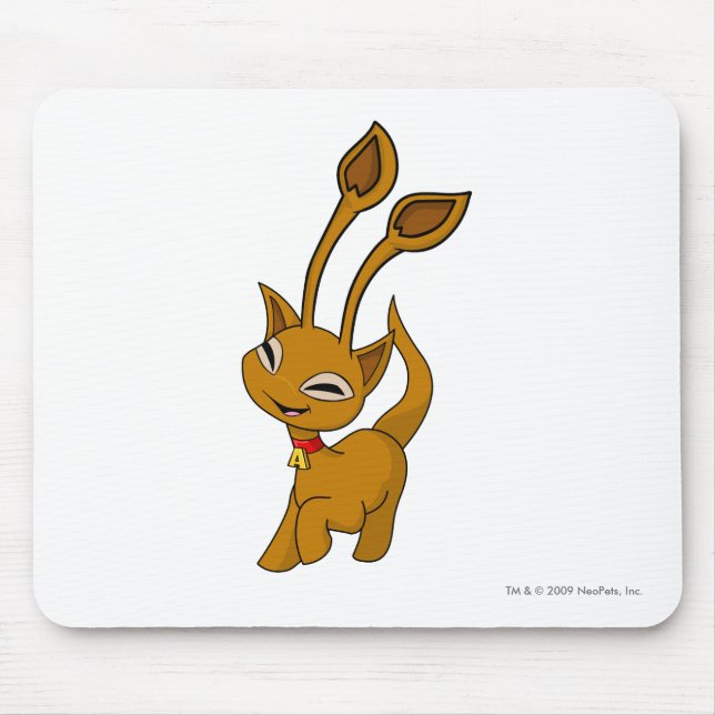 Tapis De Souris Brun d'Aisha (Devant)