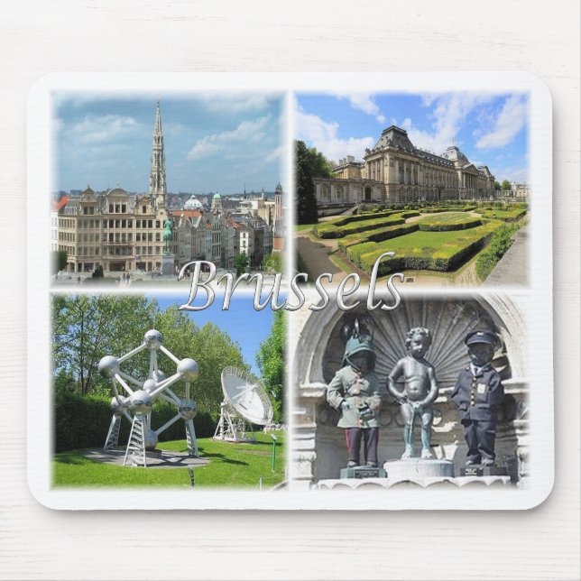 Tapis De Souris Bruxelles Belgique (Devant)
