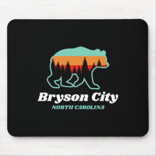 Tapis De Souris Bryson City Caroline du Nord Montagnes d'Ours Camp