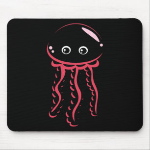 Tapis De Souris Bt Costume souriant de méduse mignonne Animal Hall
