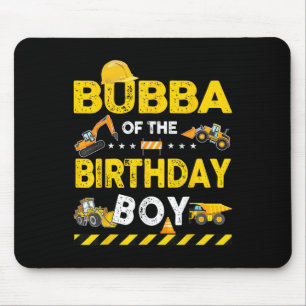 Tapis De Souris Bubba De L'Anniversaire Boy Construction Ouvrier B