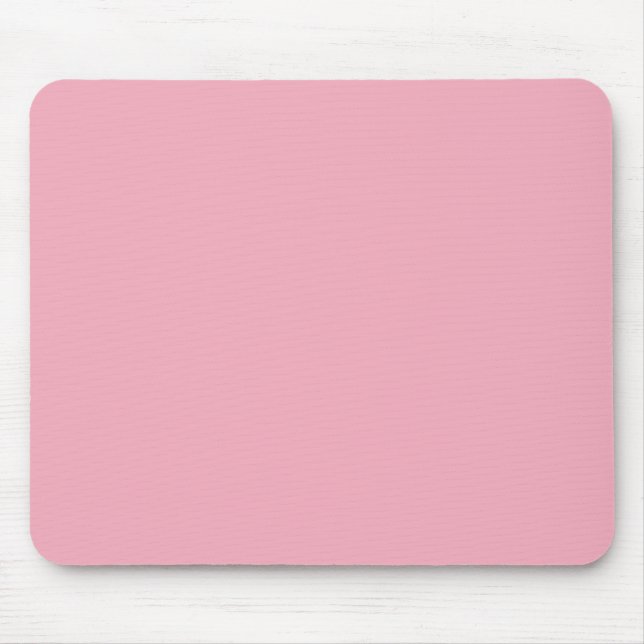 Tapis De Souris Bubble Gum rose couleur solide (Devant)