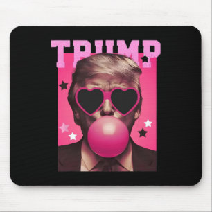 Tapis De Souris Bubblegum Trump souffler bulle gomme Noël rose