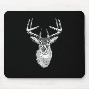 Tapis De Souris Buck on Bold Black White Tail Deer